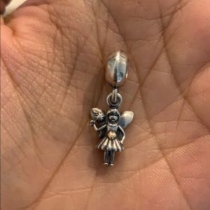 ❤️Pandora 14k fairy tale angel golden heart dangle- Two Tone